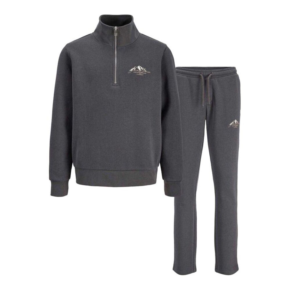 Jack And Jones Childrens/Kids Mountain Funnel Neck Tracksuit Set / Asphalt